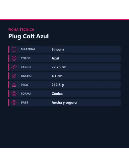 Plug colt l azul | Caiman | Plugs