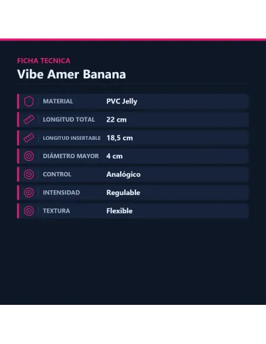 Vibe amer. banana negro | Caiman | Vibradores