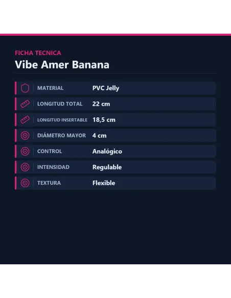 Vibe amer. banana negro | Caiman | Vibradores