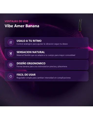 Vibe amer. banana negro | Caiman | Vibradores