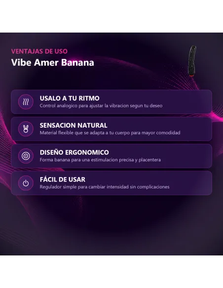 Vibe amer. banana negro | Caiman | Vibradores