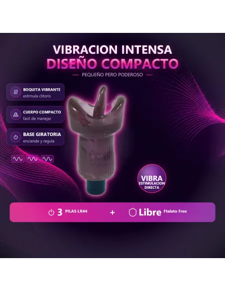 Mini vibe boquita violeta | Caiman | Estimuladores clítoris