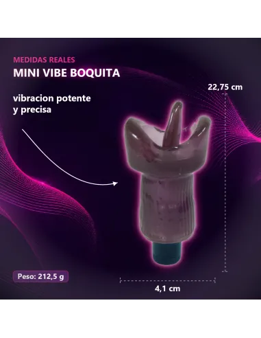Mini vibe boquita violeta | Caiman | Estimuladores clítoris