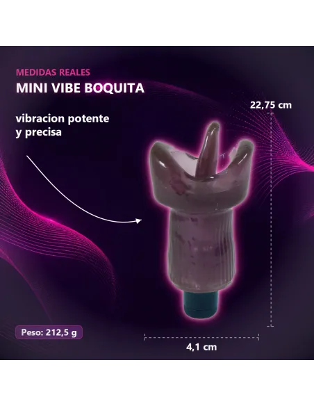 Mini vibe boquita violeta | Caiman | Estimuladores clítoris