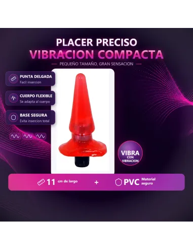 Mini vibe plug colt sm roj | Caiman | Vibradores