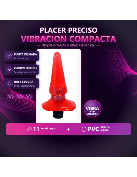 Mini vibe plug colt sm roj | Caiman | Vibradores