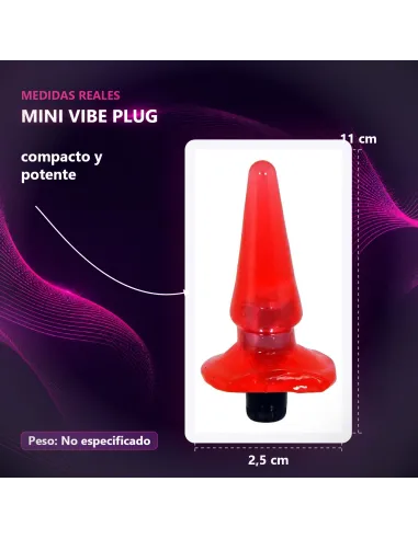 Mini vibe plug colt sm roj | Caiman | Vibradores