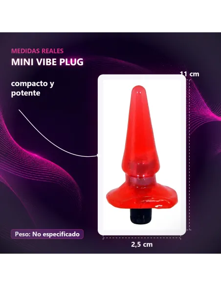 Mini vibe plug colt sm roj | Caiman | Vibradores
