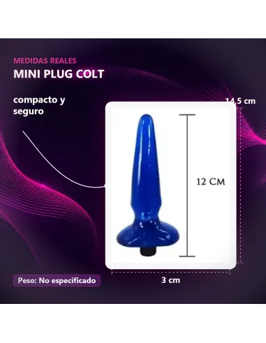 Mini vibe plug colt ml azu | Caiman | Vibradores