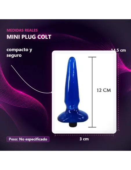 Mini vibe plug colt ml azu | Caiman | Vibradores