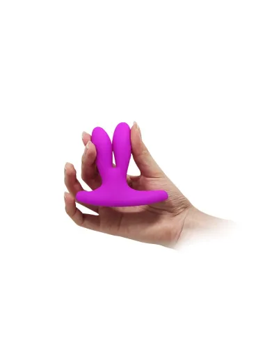 Vibrador dual anal vaginal punto-g silicona multifuncion recargable usb control remoto | Pretty love | Vibradores