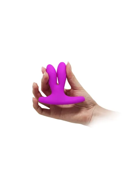 Vibrador dual anal vaginal punto-g silicona multifuncion recargable usb control remoto | Pretty love | Vibradores