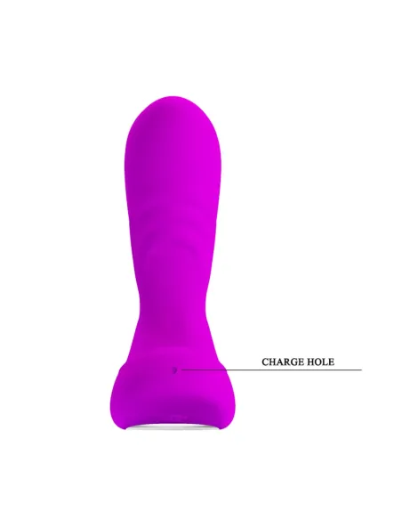 Vibrador dual anal vaginal punto-g silicona multifuncion recargable usb control remoto | Pretty love | Vibradores