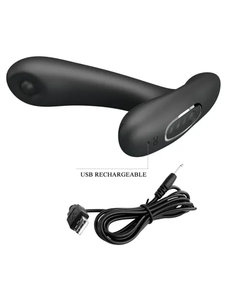 Vibrador consolador anal remington recargable silicona multifuncion 11cm x 3cm | Pretty love | Vibradores