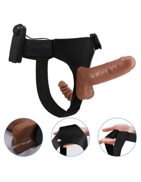 Arnes vibrador doble 13cm x 4cm | Baile | Strap on - cinturones