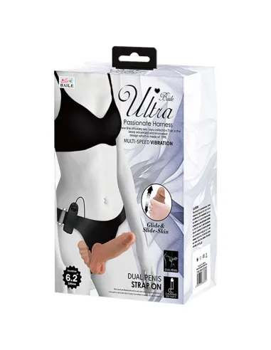 Arnes vibrador doble 13cm x 4cm | Baile | Strap on - cinturones