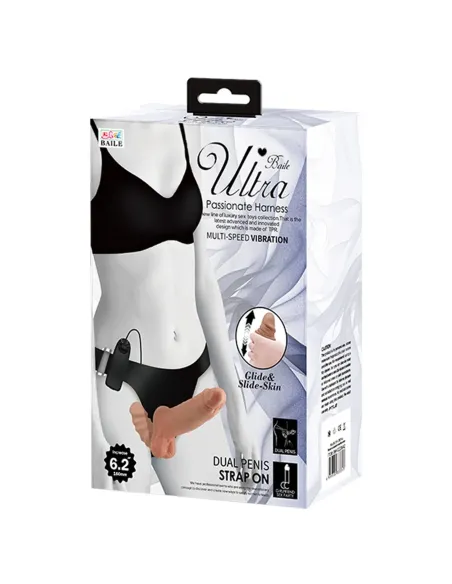 Arnes vibrador doble 13cm x 4cm | Baile | Strap on - cinturones