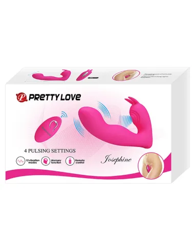 Vibrador josephine control remoto silicona multifuncion | Pretty love | Estimuladores clítoris