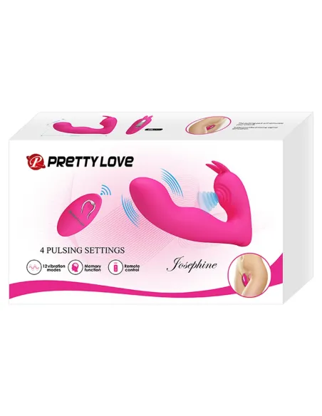 Vibrador josephine control remoto silicona multifuncion | Pretty love | Estimuladores clítoris