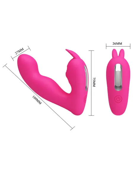 Vibrador josephine control remoto silicona multifuncion | Pretty love | Estimuladores clítoris