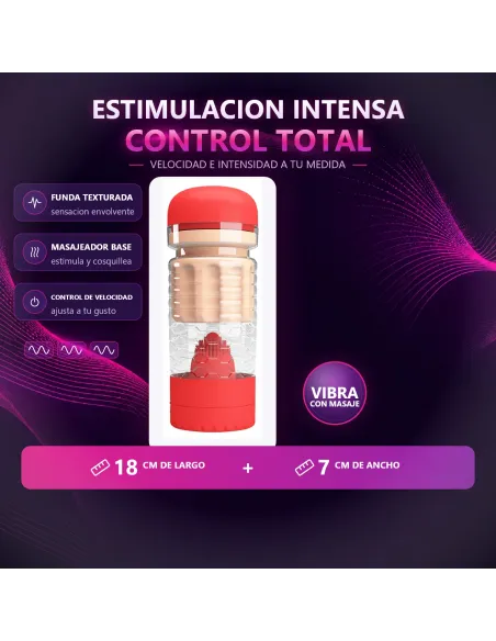 Masturbador vibrador theresa vagina 18cm x 7cm | Pretty love