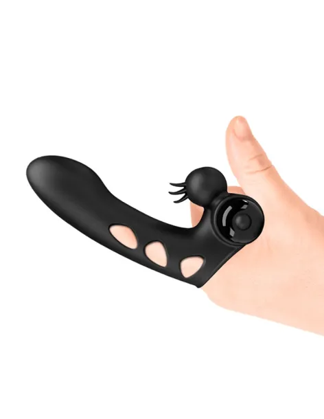 Vibrador dedo orlando silicona multifuncion 9cm x 2,6cm | Pretty love | Vibradores