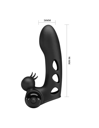 Vibrador dedo orlando silicona multifuncion 9cm x 2,6cm | Pretty love | Vibradores