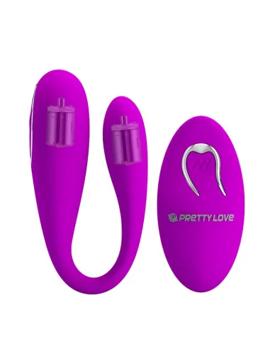 Vibrador algernon para parejas recargable control remoto | Pretty love | Estimuladores