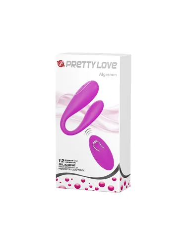 Vibrador algernon para parejas recargable control remoto | Pretty love | Estimuladores