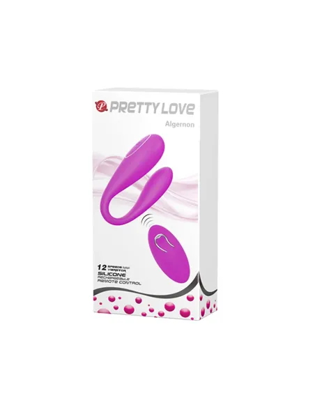 Vibrador algernon para parejas recargable control remoto | Pretty love | Estimuladores