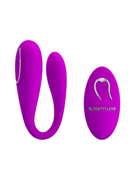 Vibrador algernon para parejas recargable control remoto | Pretty love | Estimuladores