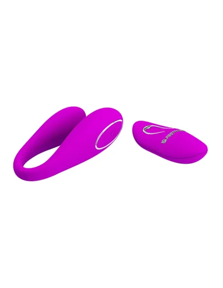 Vibrador algernon para parejas recargable control remoto | Pretty love | Estimuladores