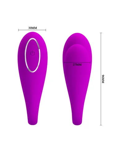 Vibrador algernon para parejas recargable control remoto | Pretty love | Estimuladores