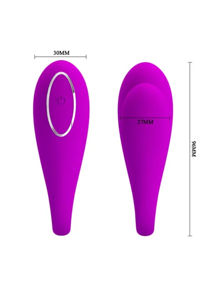 Vibrador algernon para parejas recargable control remoto | Pretty love | Estimuladores