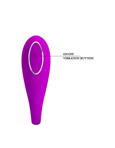 Vibrador algernon para parejas recargable control remoto | Pretty love | Estimuladores