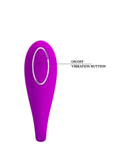 Vibrador algernon para parejas recargable control remoto | Pretty love | Estimuladores
