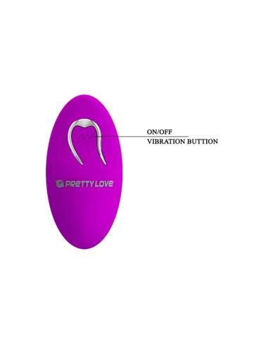 Vibrador algernon para parejas recargable control remoto | Pretty love | Estimuladores