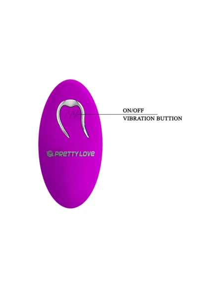 Vibrador algernon para parejas recargable control remoto | Pretty love | Estimuladores
