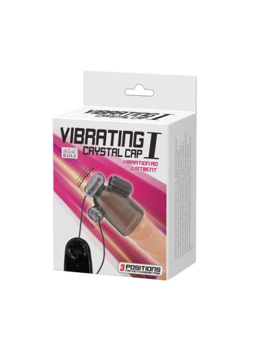 Vibrador crystal cap 1 6cm x 3cm | Pretty love