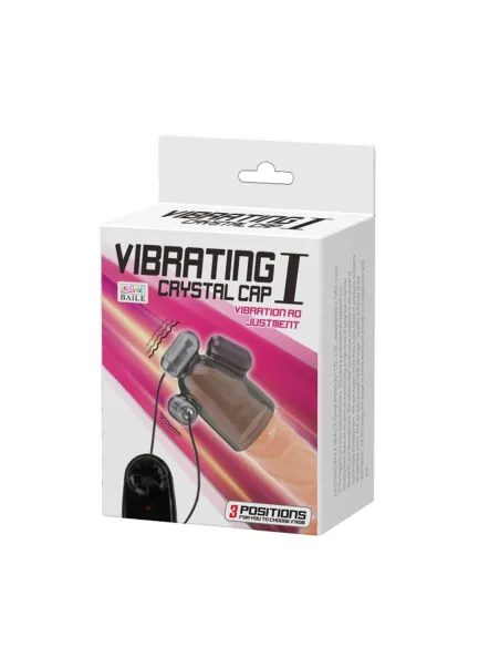 Vibrador crystal cap 1 6cm x 3cm | Pretty love