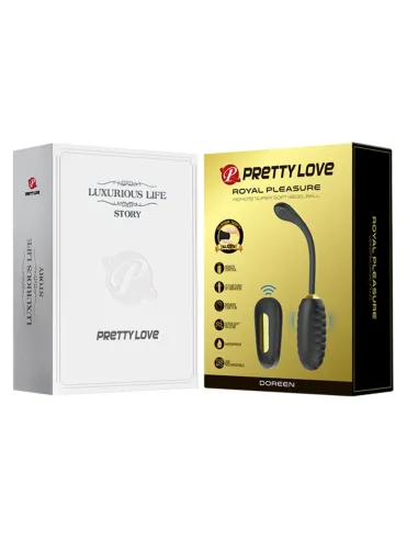 Vibrador doreen gold inalambrico silicona multifuncion | Pretty love | Bolas y huevos vaginales