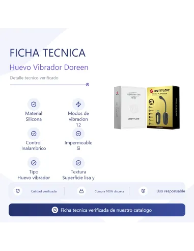 Vibrador doreen gold inalambrico silicona multifuncion | Pretty love | Bolas y huevos vaginales