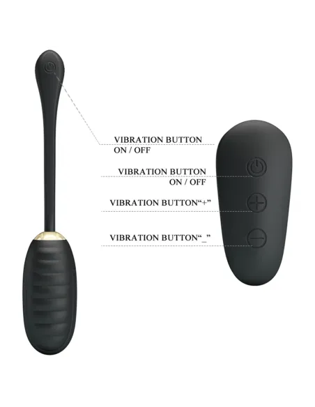 Vibrador doreen gold inalambrico silicona multifuncion | Pretty love | Bolas y huevos vaginales