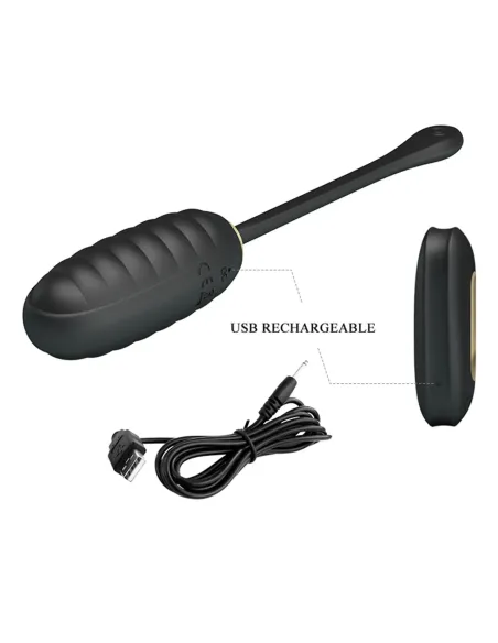 Vibrador doreen gold inalambrico silicona multifuncion | Pretty love | Bolas y huevos vaginales