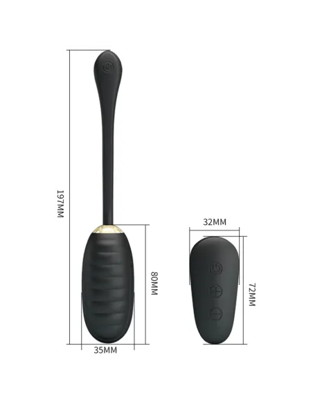 Vibrador doreen gold inalambrico silicona multifuncion | Pretty love | Bolas y huevos vaginales