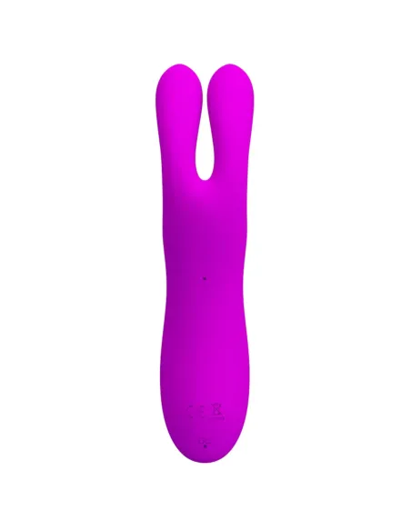 Vibrador y succionador de clitoris 7 funciones silicona usb recargable 16cm x 4cm | Pretty love | Succionadores