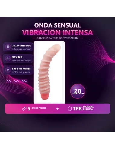 Vibrador flexible vertebrado 20cm x 5cm | Baile | Vibradores