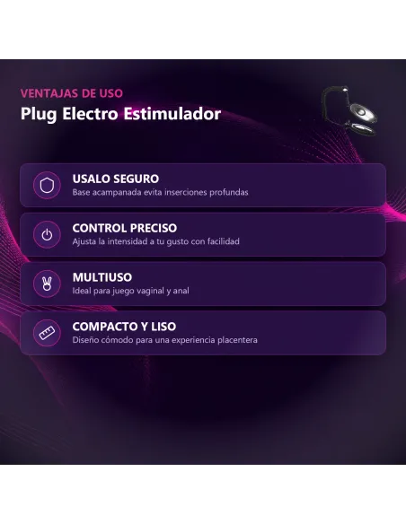 Electro stimulation plug anal | Baile | Accesorios y outfits